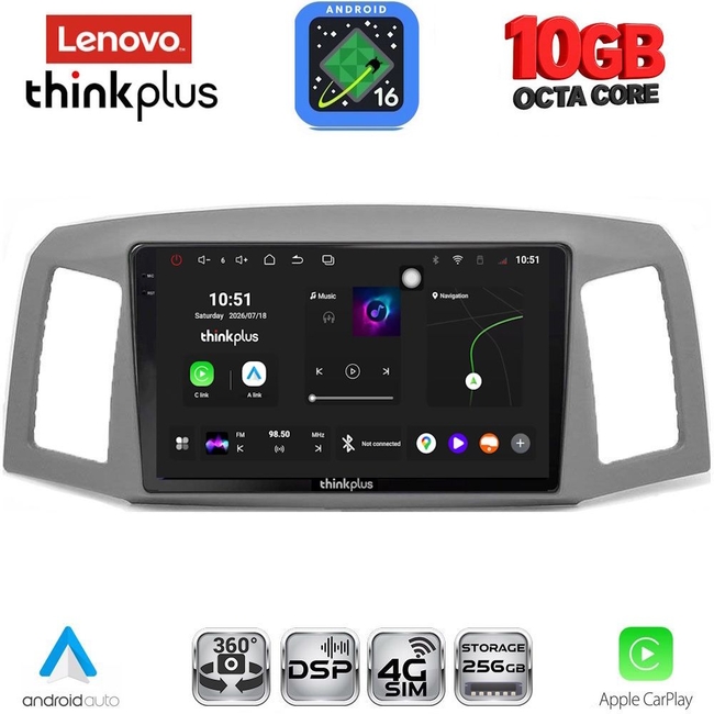 LENOVO LTM 11281_CPA (10inc) MULTIMEDIA TABLET for JEEP GRAND CHEROKEE mod. 2005-2007