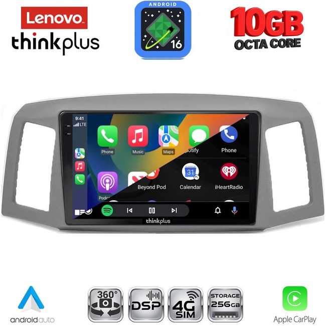 LENOVO LTM 11281_CPA (10inc) MULTIMEDIA TABLET for JEEP GRAND CHEROKEE mod. 2005-2007
