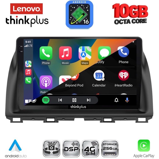 LENOVO LTM 11380_CPA (10inc) MULTIMEDIA TABLET for MAZDA CX5 mod. 2013-2017