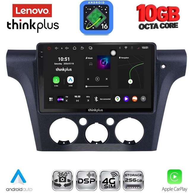 LENOVO LTM 11441CL_CPA (10inc) MULTIMEDIA TABLET for MITSUBISHI OUTLANDER mod. 2001-2005 with CLIMA