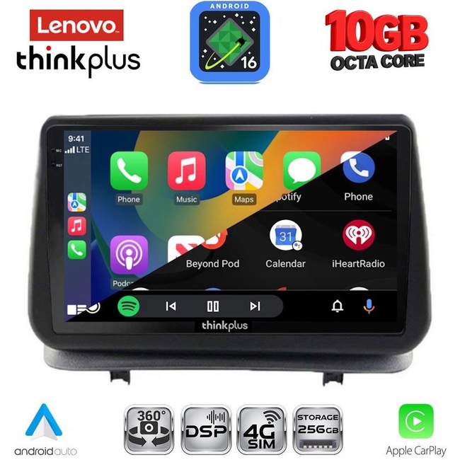 LENOVO LTM 11543_CPA (9inc) MULTIMEDIA TABLET for RENAULT CLIO mod. 2005-2011