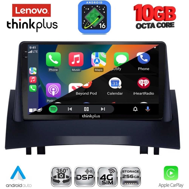 LENOVO LTM 11555_CPA (9inc) MULTIMEDIA TABLET for RENAULT MEGANE 2 mod. 2002-2008