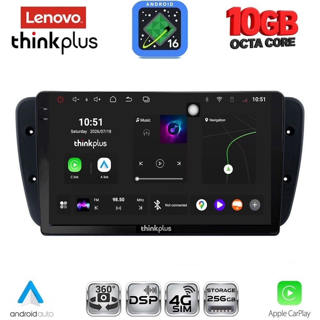 LENOVO LTM 11571_CPA (9inc) MULTIMEDIA TABLET for SEAT IBIZA mod. 2008-2015