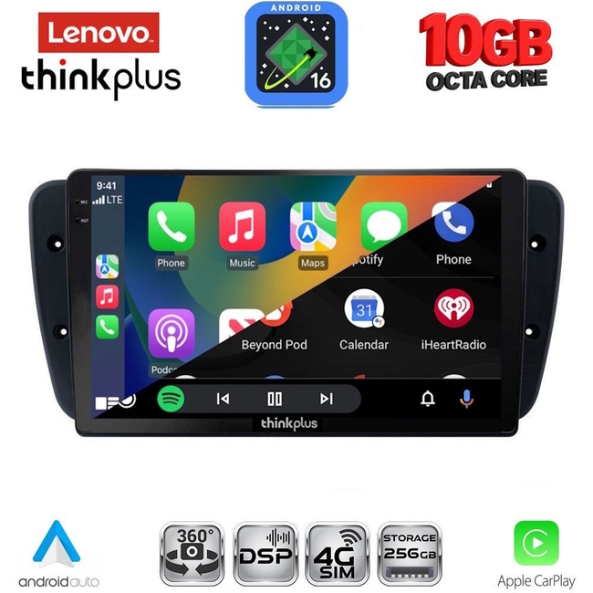 LENOVO LTM 11571_CPA (9inc) MULTIMEDIA TABLET for SEAT IBIZA mod. 2008-2015