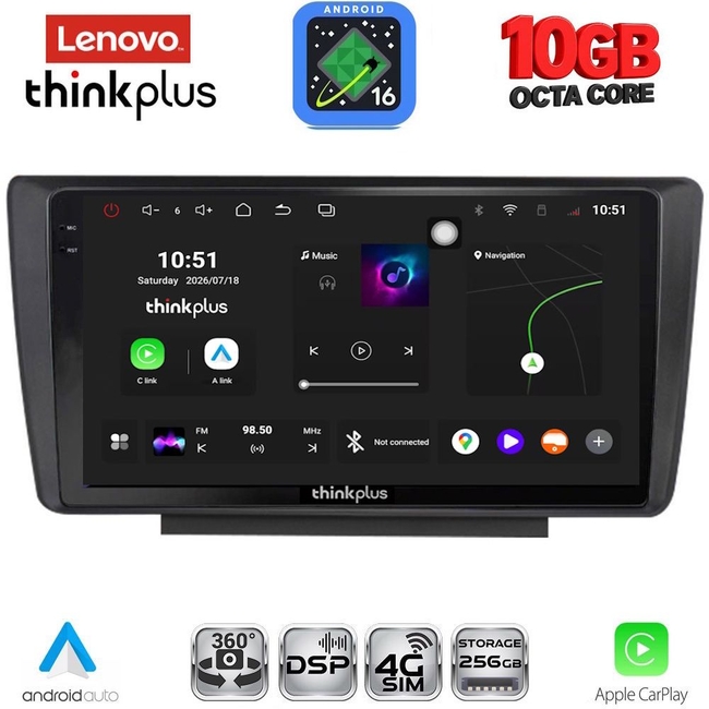 LENOVO LTM 11594_CPA (9inc) MULTIMEDIA TABLET for SKODA OCTAVIA 5 mod. 2005-2012