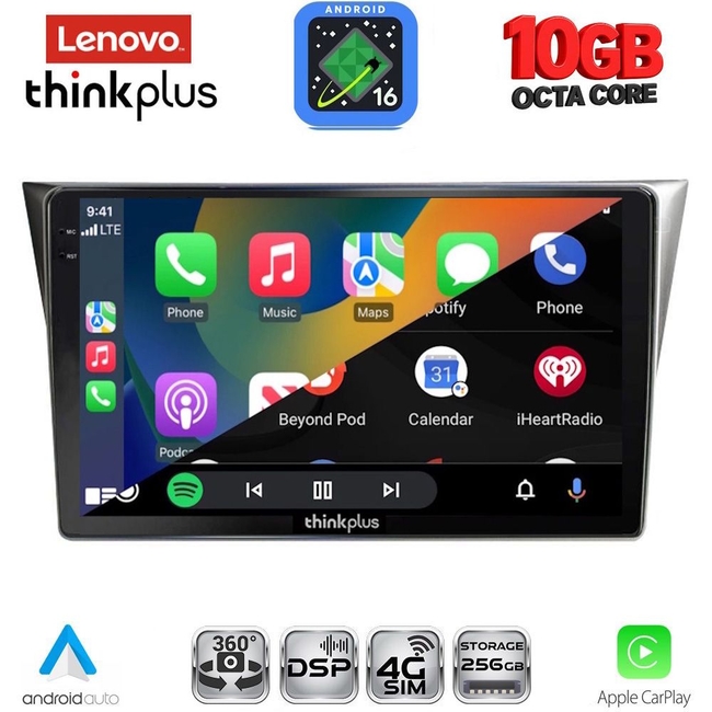 LENOVO LTM 11659_CPA (9inc) MULTIMEDIA TABLET for SUBARU IMPREZA mod. 2002-2008