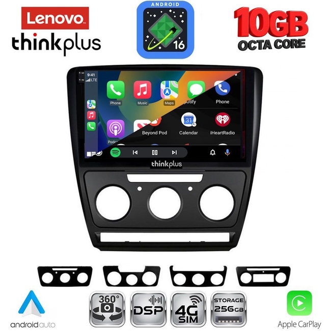 LENOVO LTM 11595BL_CPA (10inc) MULTIMEDIA TABLET for SKODA OCTAVIA 5 mod. 2005-2012 (BLACK)