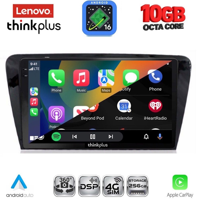 LENOVO LTM 11597_CPA (10inc) MULTIMEDIA TABLET for SKODA OCTAVIA 7 mod. 2013-2021