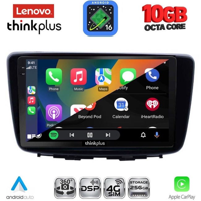 LENOVO LTM 11672_CPA (9inc) MULTIMEDIA TABLET for SUZUKI BALENO mod. 2016-2022