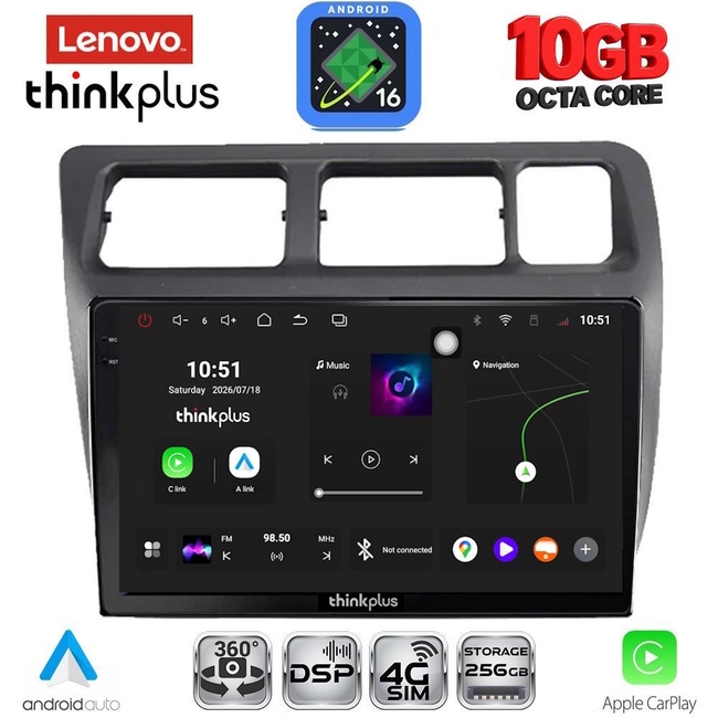 LENOVO LTM 11710_CPA (9inc) MULTIMEDIA TABLET for TOYOTA COROLLA mod. 1992-1997