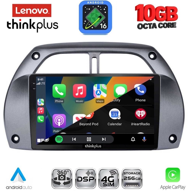 LENOVO LTM 11730AC_CPA (9inc) MULTIMEDIA TABLET for TOYOTA RAV 4 mod. 2000-2006 with A/C