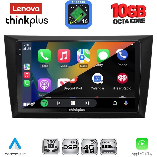 LENOVO LTM 11746_CPA  (9inc) MULTIMEDIA TABLET for GOLF 6 mod. 2009-2012