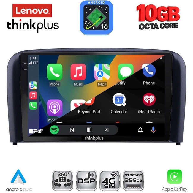LENOVO LTM 11786_CPA (9inc) MULTIMEDIA TABLET for VOLVO S80 mod. 1998-2006