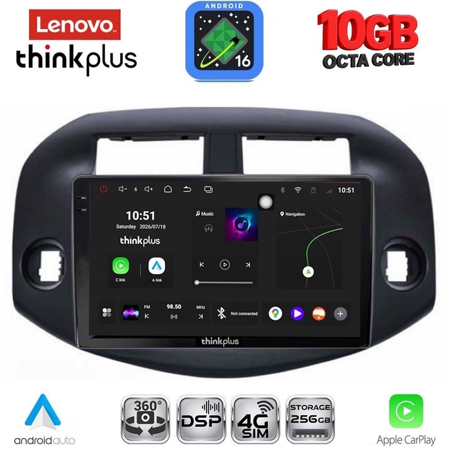 LENOVO LTM 11732_CPA (10inc) MULTIMEDIA TABLET for TOYOTA RAV 4 mod. 2006-2012