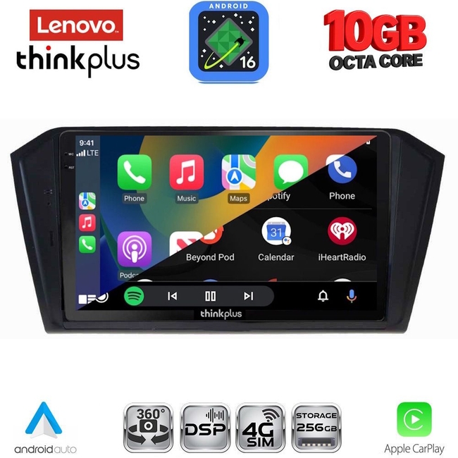 LENOVO LTM 11750_CPA (10inc) MULTIMEDIA TABLET for VW PASSAT mod. 2016-2023