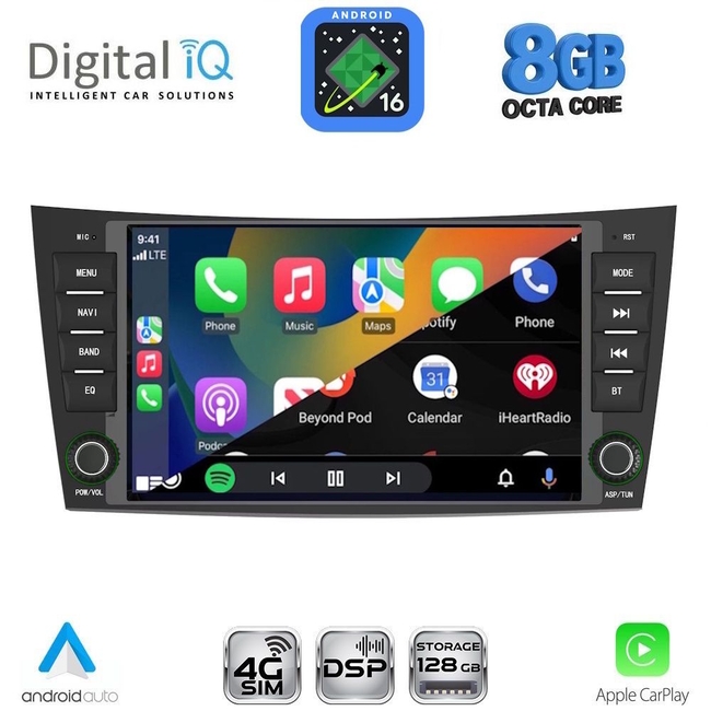 DIGITAL IQ BLM 590_CPA (7" DECK) MULTIMEDIA OEM for MERCEDES E (W211) – CLS (W219) mod. 2003-2009