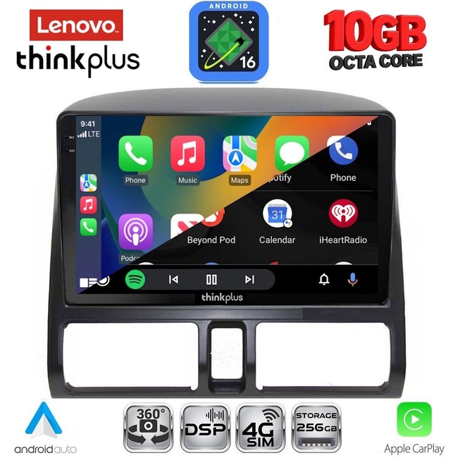 LENOVO LTM 11196_CPA CLIMA (9inc) MULTIMEDIA TABLET for HONDA CRV mod. 1996-2006