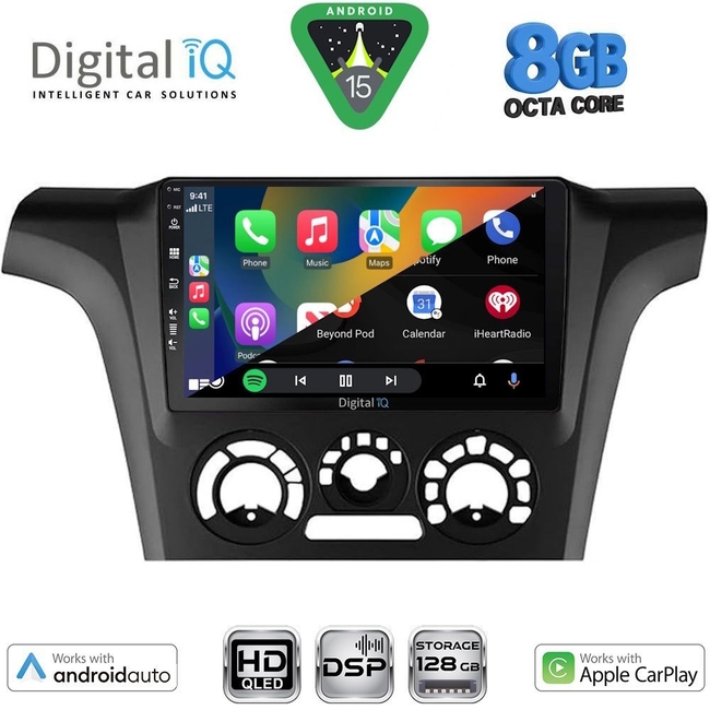 DIGITAL IQ BXF 18441_CPAA A/C (9inc) MULTIMEDIA TABLET for MITSUBISHI OUTLANDER mod. 2001-2005