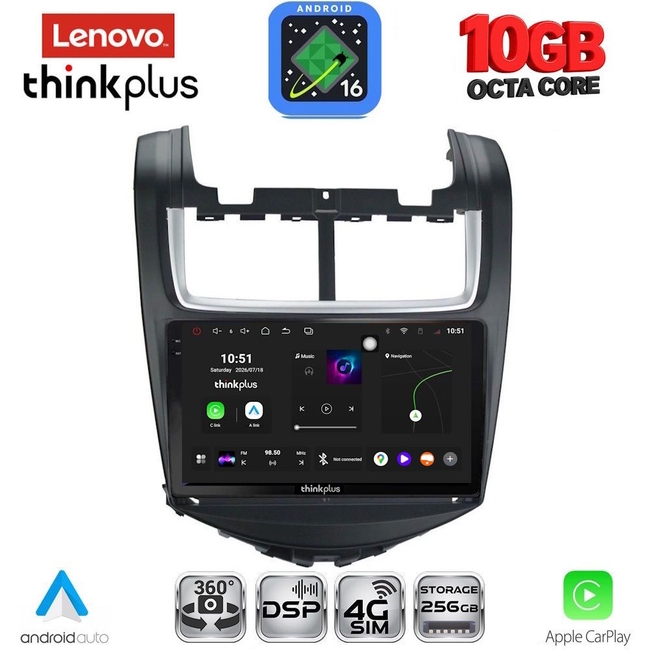 LENOVO LTM 11074B_CPA (9inc) MULTIMEDIA TABLET for CHEVROLET AVEO mod. 2014-2017