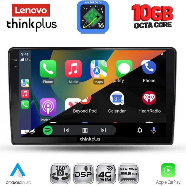 LENOVO LTM 11026A_CPA (9inc) MULTIMEDIA TABLET for ALFA ROMEO GIULIETTA mod 2014-2020