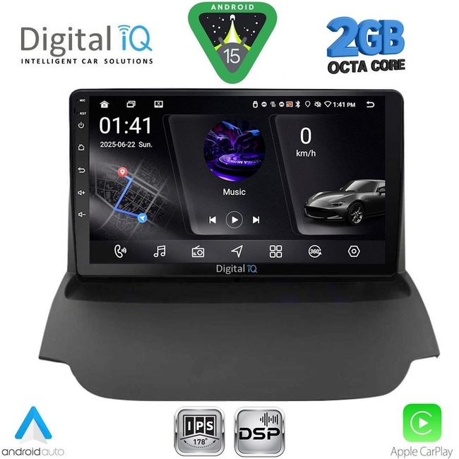 DIGITAL IQ RSF 4151A_CPA (9inc) MULTIMEDIA TABLET for FORD ECOSPORT  mod. 2012-2018
