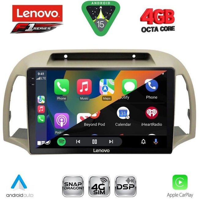 LENOVO SSQ 9457BG_CPA (9inc) MULTIMEDIA TABLET for NISSAN MICRA K12 mod. 2002-2010 (BEIGE)