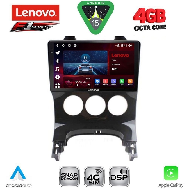 LENOVO SSQ 9515AC_CPA (9inc) MULTIMEDIA TABLET for PEUGEOT 3008 mod. 2008-2016 with A/C