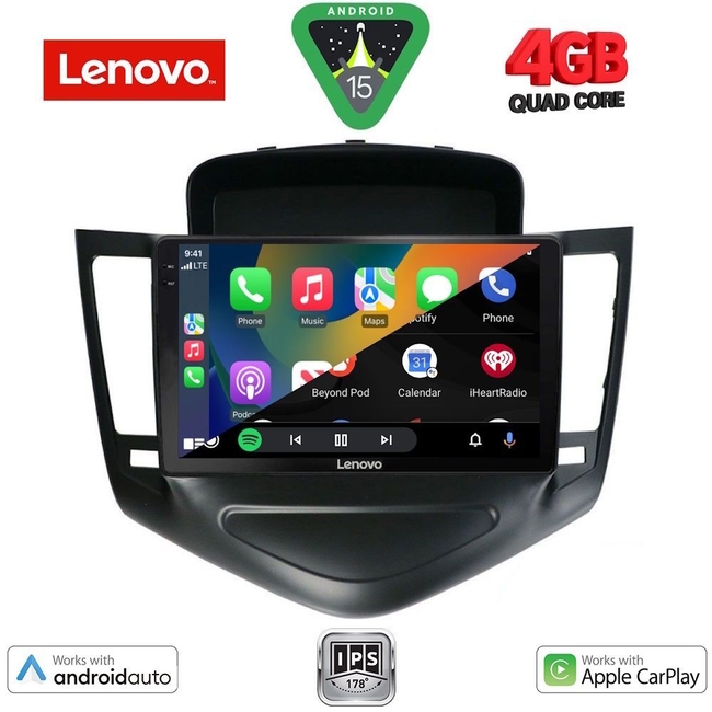 LENOVO LVE 8076A_CPAA (9inc) MULTIMEDIA TABLET for CHEVROLET CRUZE mod. 2008-2012