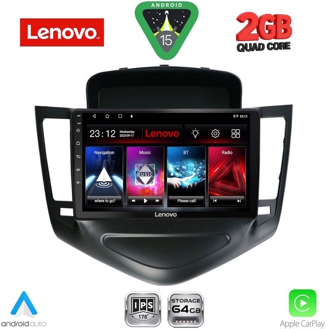 LENOVO LVD 2076A_CPA (9inc) MULTIMEDIA TABLET for CHEVROLET CRUZE mod. 2008-2012
