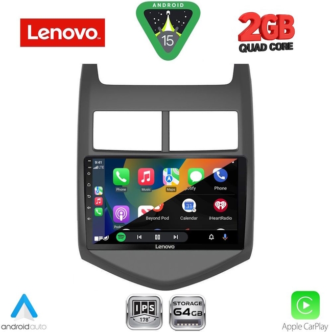 LENOVO LVD 2074A_CPA (9inc) MULTIMEDIA TABLET for CHEVROLET AVEO mod. 2011-2014