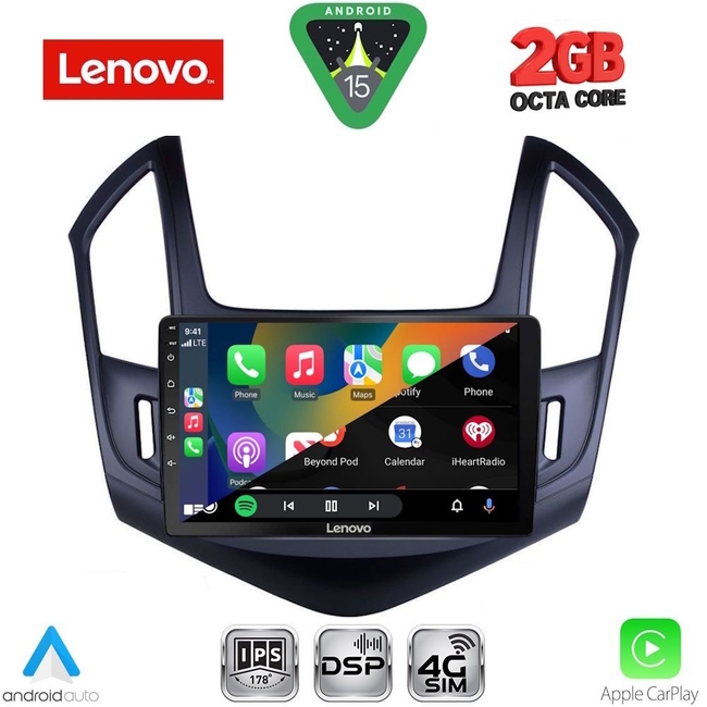 LENOVO LVF 5076B_CPA (9inc) MULTIMEDIA TABLET for CHEVROLET CRUZE mod. 2013-2015