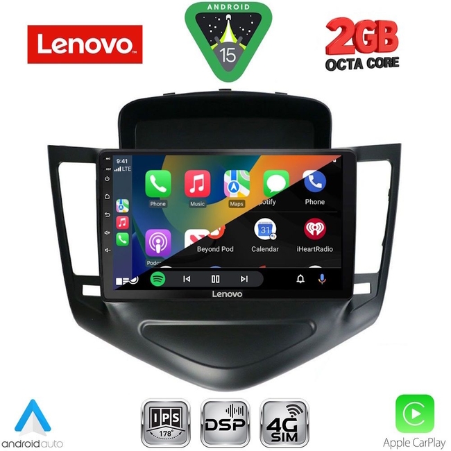 LENOVO LVF 5076A_CPA (9inc) MULTIMEDIA TABLET for CHEVROLET CRUZE mod. 2008-2012
