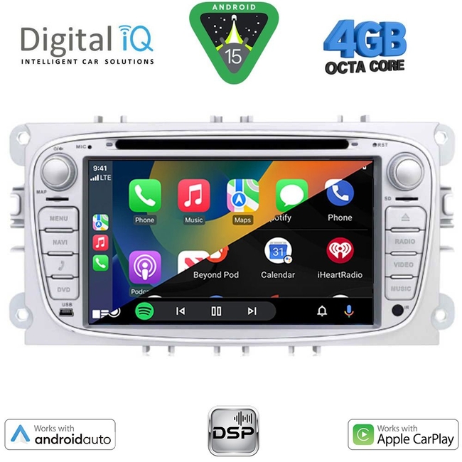 DIGITAL IQ BXF 603SL_CPAA (7" DVD) MULTIMEDIA SYSTEM for FORD mod. 2007-2011