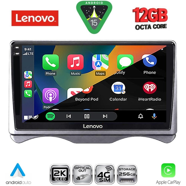 LENOVO SSZ 12091_CPA (9inc) MULTIMEDIA TABLET for CITROEN C3 mod. 2001-2009 (DASHBOARD)