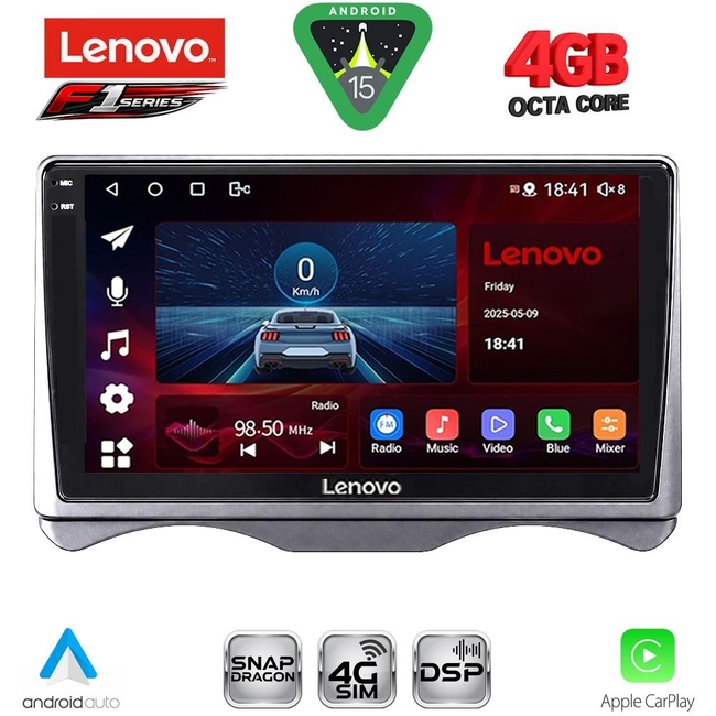LENOVO SSQ 9091_CPA (9inc) MULTIMEDIA TABLET for CITROEN C3 mod. 2001-2009 (DASHBOARD)
