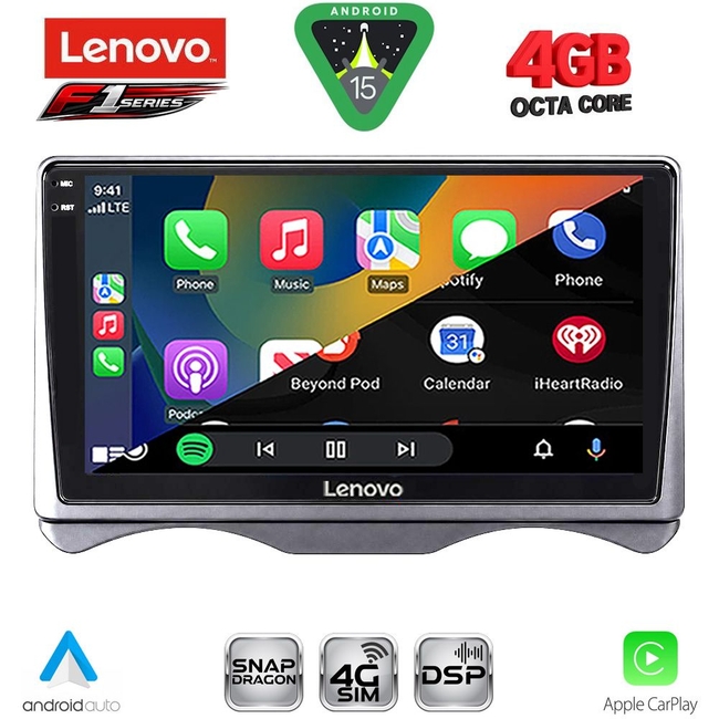 LENOVO SSQ 9091_CPA (9inc) MULTIMEDIA TABLET for CITROEN C3 mod. 2001-2009 (DASHBOARD)