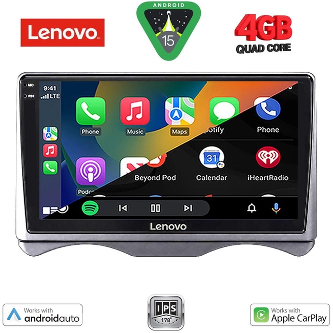 LENOVO LVE 8091_CPAA (9inc) MULTIMEDIA TABLET for CITROEN C3 mod. 2001-2009 (DASHBOARD)