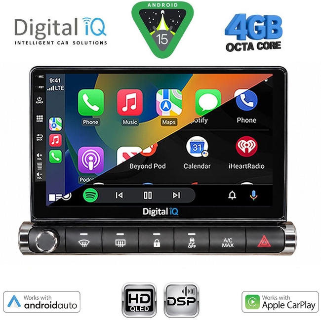 DIGITAL IQ BXF 16089H_CPAA (9inc) MULTIMEDIA TABLET for CITROEN C4 CACTUS mod. 2014-2021 High Version