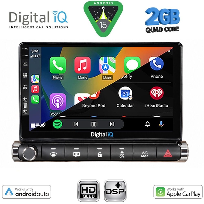 DIGITAL IQ BXC 3089H_CPAA (9inc) MULTIMEDIA TABLET for CITROEN C4 CACTUS mod. 2014-2021 High Version