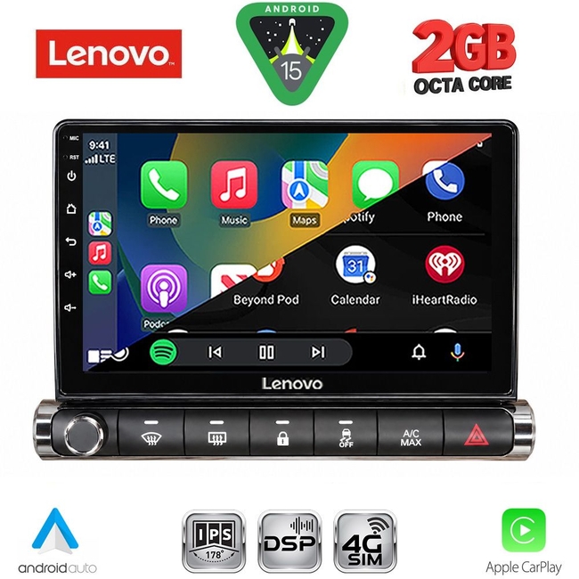 LENOVO LVF 5089H_CPA (9inc) MULTIMEDIA TABLET for CITROEN C4 CACTUS mod. 2014-2021 High Version