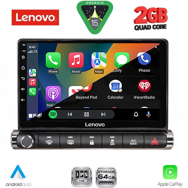 LENOVO LVD 2089H_CPA (9inc) MULTIMEDIA TABLET for CITROEN C4 CACTUS mod. 2014-2021 High Version