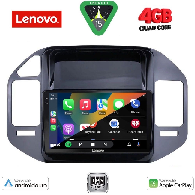 LENOVO LVE 8444BL_CPAA (9inc) MULTIMEDIA TABLET for MITSUBISHI PAJERO mod. 1999-2006