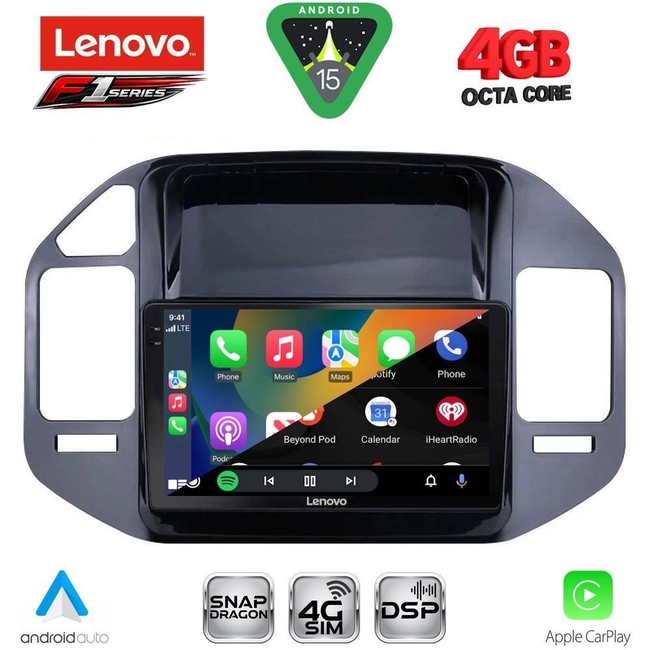 LENOVO SSQ 9444BL_CPA (9inc) MULTIMEDIA TABLET for MITSUBISHI PAJERO mod. 1999-2006