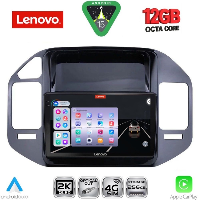 LENOVO SSZ 12444BL_CPA (9inc) MULTIMEDIA TABLET for MITSUBISHI PAJERO mod. 1999-2006