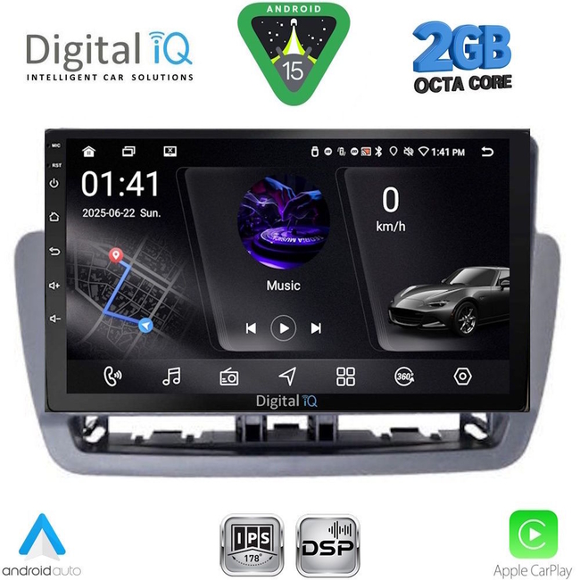 DIGITAL IQ RSF 4572GR_CPA (9inc) MULTIMEDIA TABLET for SEAT IBIZA mod. 2012-2015