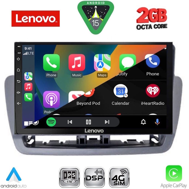 LENOVO LVF 5572GR_CPA (9inc) MULTIMEDIA TABLET for SEAT IBIZA mod. 2012-2015