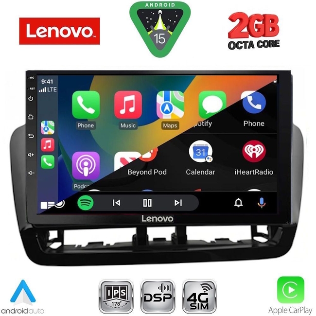 LENOVO LVF 5572GR_CPA (9inc) MULTIMEDIA TABLET for SEAT IBIZA mod. 2012-2015