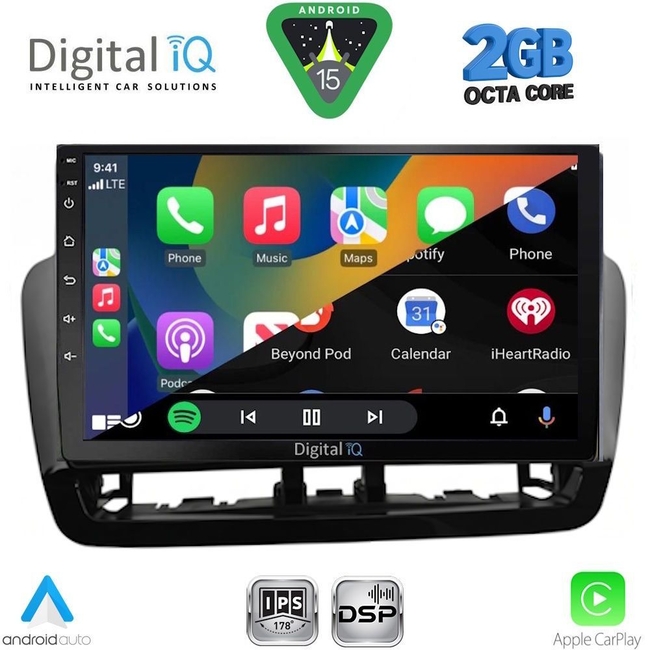 DIGITAL IQ RSF 4572BL_CPA (9inc) MULTIMEDIA TABLET for SEAT IBIZA mod. 2012-2015