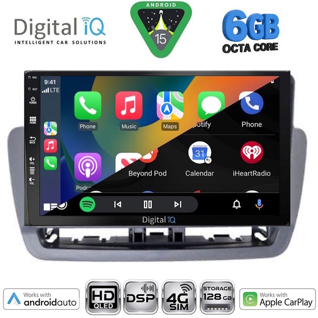 DIGITAL IQ BXF 17572GR_CPAA (9inc) MULTIMEDIA TABLET for SEAT IBIZA mod. 2012-2015