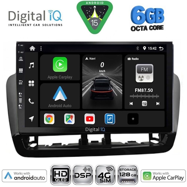 DIGITAL IQ BXF 17572BL_CPAA (9inc) MULTIMEDIA TABLET for SEAT IBIZA mod. 2012-2015